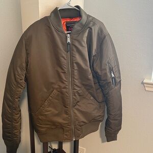 Schott NYC Brown MA-1 Flight Bomber Jacket